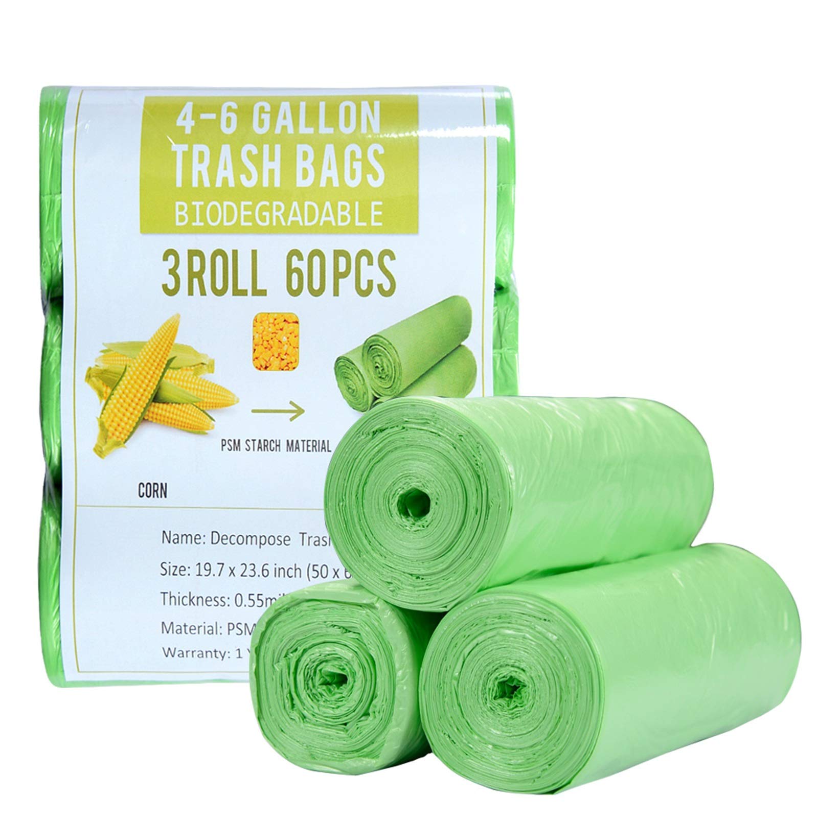 Biodegradable trash bags