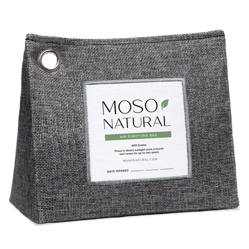 Natural air purifying charcoal bags
